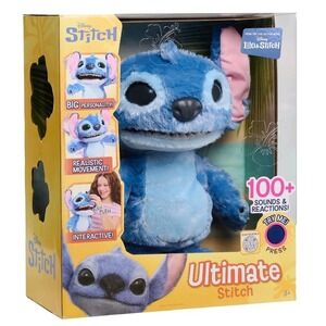 Disney Lilo & Stitch Ultimate Interactive Plush 17" 100 Sound Doll Toy *Open Box